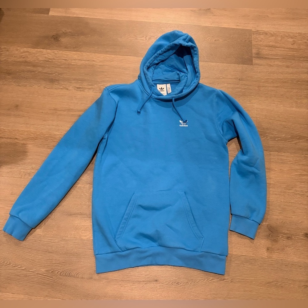 adidas Men’s Bright Blue Trefoil Hoodie